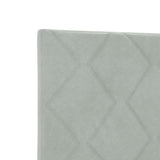 ZNTS Bed Frame Light Grey 200x200 cm Velvet 3345029