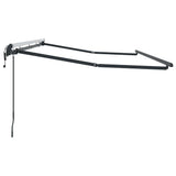 Awning Frame Retractable Anthracite 4 x 2 m Metal 42002555