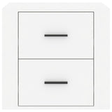 Bedside Cabinet High Gloss White 50x39x47 cm 816706