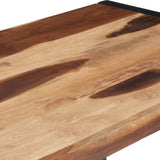 Dining Table 120x60x75 cm Solid Wood 321539