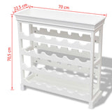 Wine Cabinet Abreu White 242438