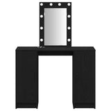 Dressing Table Black 102 x 33 x 135 cm Engineered Wood 865182