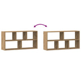 Wall Shelf Artisian Oak 100x25x50 cm Engineered Wood 853280