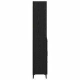 Highboard Black Oak 69.5 x 34 x 180 cm Engineered Wood 3416167