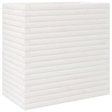 Garden Planter White 70x40x68.5 cm Solid Wood Pine 3282485