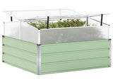 Planter Pastel Green 100 x 100 x 77 cm Galvanised Steel 42018283