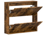 Wall-Mounted Shoe Cabinet EDE 71 x 17 x 86 cm Engineered Wood 895980