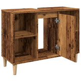 Bathroom Cabinet Old Wood 80x33x60 cm Engineered Wood 857133