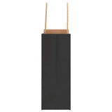 Paper Bags 250 pcs with Handles Black 18x8x22 cm 4101642