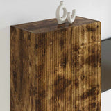 TV Wall Cabinet Smoked Oak 59.5 x 31 x 100 cm Engineered Wood 892374