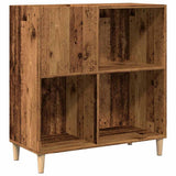 Record Cabinet Old Wood 84.5x38x89 cm Engineered Wood 857171