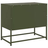 TV Cabinet Olive Green 68x39x60.5 cm Steel 846522