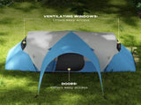 3000mm Waterproof Camping Tent for 5-6 Man, Family Tent Porch and Sewn in Groundsheet, Portable T3398P349026