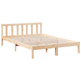 Extra Long Bed Frame without Mattress 160x220 cm Solid Wood Pine 852450
