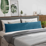 Sofa Pillows 2 pcs Blue 200 x 40 cm Corduroy Fabric 42013884