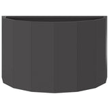 Planter Black 60 x 30 x 35 cm Steel 883696