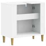 Bathroom Sink Cabinet ARNHEM White 59.5 x 31.5x 59 cm 896565