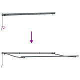 Manual Retractable Awning Brown 500x300 cm 3310216