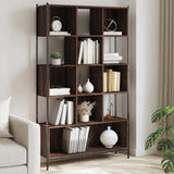 Bookcase Brown Oak 102x28x172 cm Engineered Wood 3213661