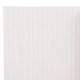 Double-Sided Garden Fence 110x500 cm White 317161