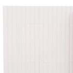 Double-Sided Garden Fence 110x500 cm White 317161