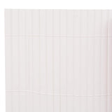 Double-Sided Garden Fence 110x500 cm White 317161