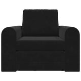 Folding Sofa Bed Black 98 x 71 x 83 cm Velvet 42030505