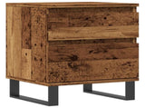 Bedside Cabinet Old Wood 40x35x50 cm Engineered Wood 857436