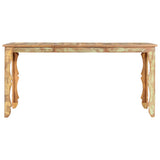 Dining Table 160x80x76 cm Solid Reclaimed Wood 286490