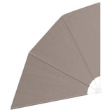 Balcony Privacy Screen 140 x 140 cm Polyester Taupe 42000927