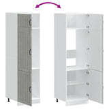 Kitchen Cupboard Lucca Concrete Grey Engineered Wood 853871
