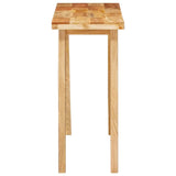 Dinning Table Natural 100 x 35 x 75 cm Solid Mango Wood 4104622
