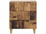 Bedside Cabinet Old Wood 43 x 41 x 66.5 cm Engineered Wood 894563