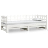Pull-out Day Bed without Mattress White 2x cm 820772