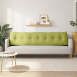Back Pillow Light Green 200 x 24 x 50 cm Fabric 42014596