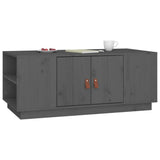 Coffee Table Grey 100x50x41 cm Solid Wood Pine 818257