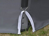 3.8m x 3.2m Pop Up Gazebo Hexagonal Canopy Tent Outdoor Sun Protection with 6 Mesh Sidewalls, Hand T3398P320131