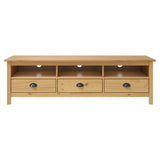 TV Cabinet Hill Honey Brown 158x40x47 cm Solid Pine Wood 288927