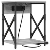 Bedside Cabinet 2 pcs Grey Sonoma 41 x 31 x 51 cm 859512