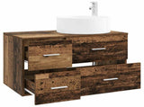 Bathroom Furniture Set 2 pcs Old Wood Engineered Wood 3404014