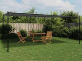 Gazebo Anthracite 4x4 m 180 g/m Fabric and Steel 362465