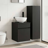 Bathroom Furniture Set 2 pcs Black 33 x 34.5 x 100 cm 3406134