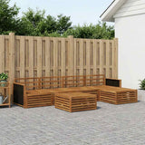 Outdoor Sofa Set 6 pcs Natural 79 x 79 x 37 cm 3383252