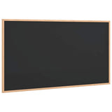 Chalkboard with Solid Pine Wood Frame Black 100x55 cm 4017414