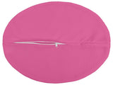 Throw Pillow 6 pcs HEERLEN Pink Dia. 50 cm Polyester 929492