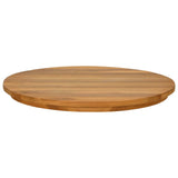 Table Top 50 x 3.5 Round Solid Teak Wood Natural 42033150