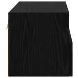 TV Wall Cabinets Wall-mounted 2 pcs Black Oak 60 x 30 x 30 cm 882927