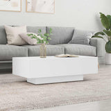 Coffee Table White 100x49.5x31 cm Engineered Wood 833889