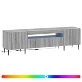 LED TV Cabinet Grey Sonoma Engineered Wood 896471