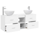Bathroom Cabinet Set 3 pcs White 49.5 x 35 x 63 cm 3405787
